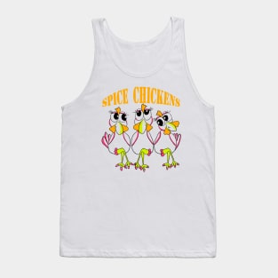 Orange Spice Chickens Tank Top